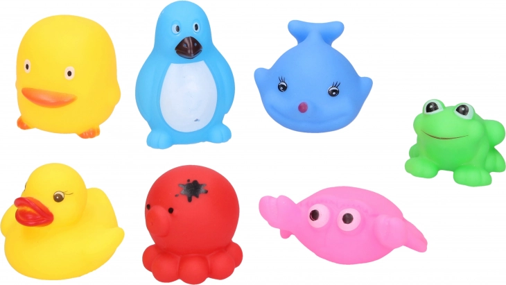Animaletti da bagno set 7 pz