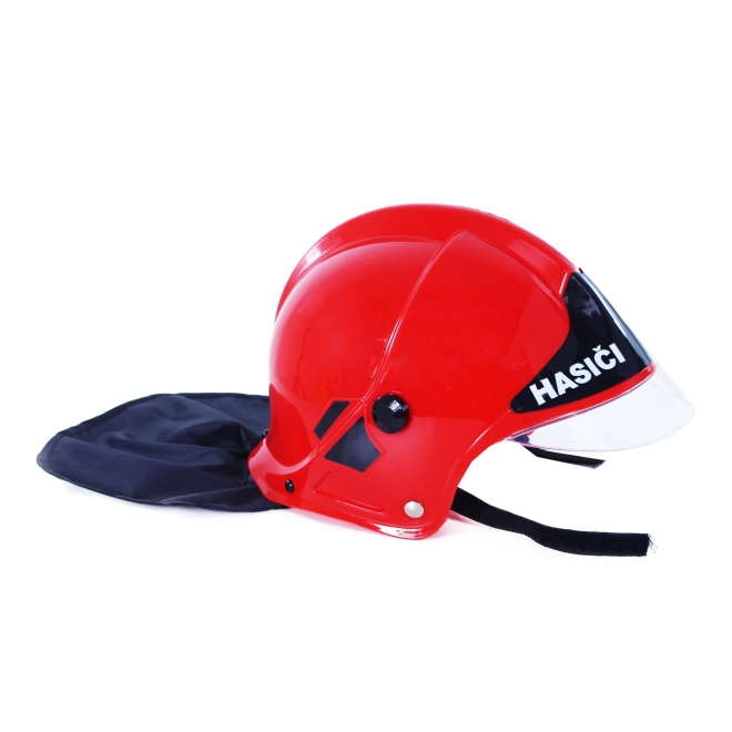 Casco da pompiere per bambini rosso