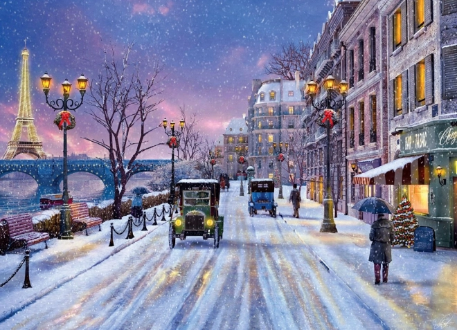 Puzzle Notte di Natale a Parigi 1000 pezzi