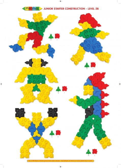 Mega set di blocchi da costruzione Morphun Starter, 600 pezzi