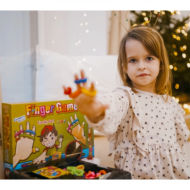 Gioco di abilità Finger Games con elastici colorati per bambini 4+