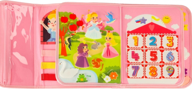Zaino sensoriale Montessori rosa