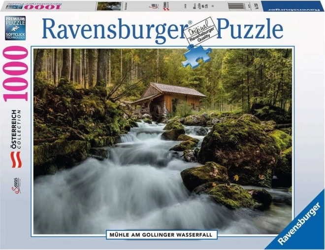 Puzzle Ravensburger cascata Gollinger in Austria 1000 pezzi