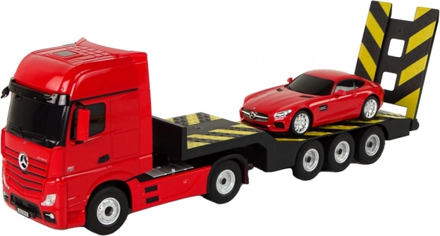 Macchinina R/C Mercedes-Benz con pianale - rosso
