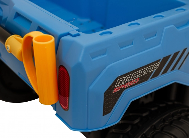Macchinina per bambini Pick-Up Speed 900 Blue + trazione 4x4 + pala mobile + portabagagli + telecomando + pala + LED audio
