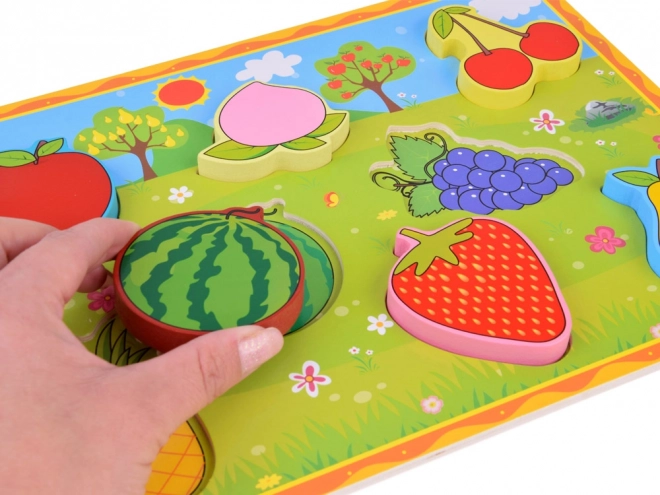 Puzzle in legno educativi Frutta