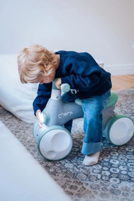 Bicicletta Senza Pedali MoMi Tobis con Bolle Grigio