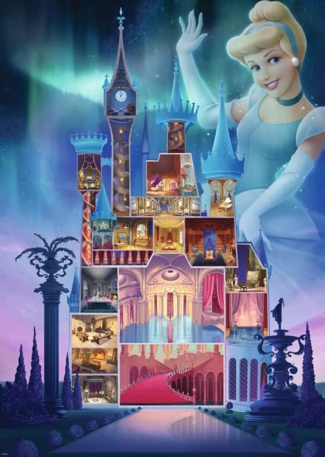 Puzzle Disney Castello di Cenerentola di Ravensburger 1000 Pezzi