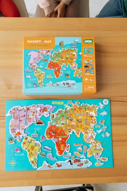 Gioco Magnetico Mappa del Mondo