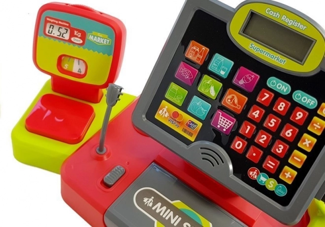 Cassa dei bambini rosso-nera