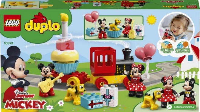 Trenino di compleanno di Mickey e Minnie