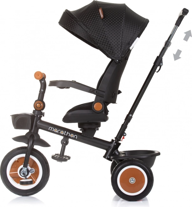 Triciclo Chipolino con tettuccio Marathon 2 in 1 Obsidian