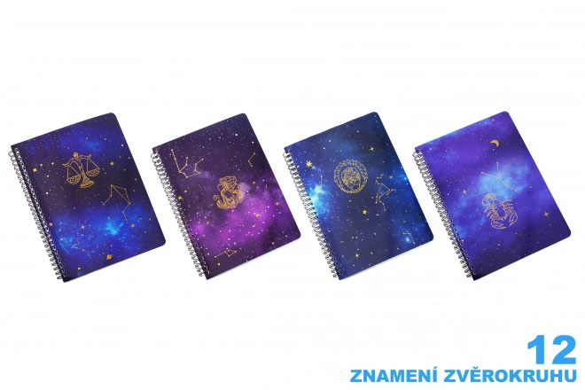 Notes a spirale Zodiac 18x25 cm, 80 pagine – Bilancia