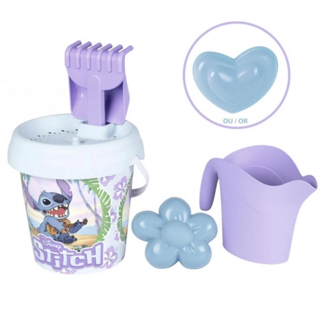 Secchiello Stitch con annaffiatoio e accessori