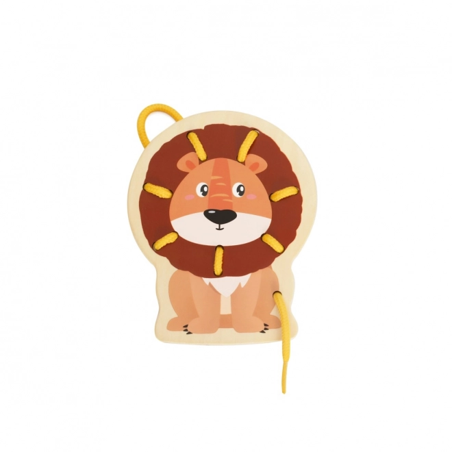 Set di Animali in Legno da Infilare Classic World