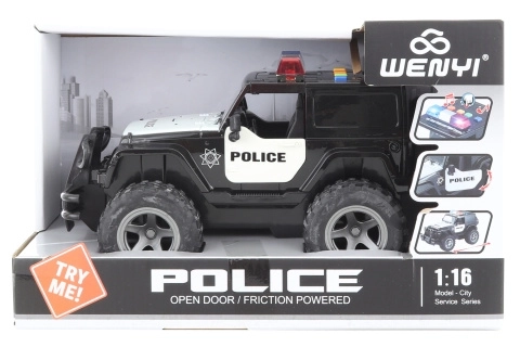 Jeep polizia batteria