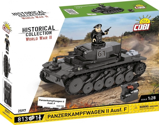 Set di costruzione Panzer II con 813 pezzi