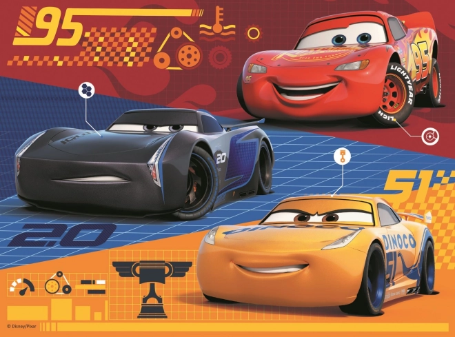 Puzzle Cars prima della gara 30 pezzi