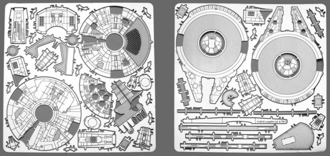 Puzzle 3D Metal Earth Star Wars Millennium Falcon