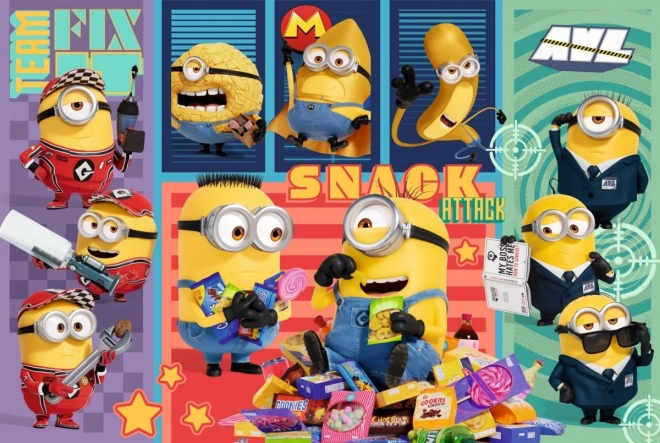 Puzzle 160 pezzi Allegria dei Minions