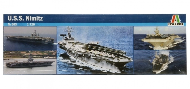 Modello in plastica della portaerei U.S.S. Nimitz