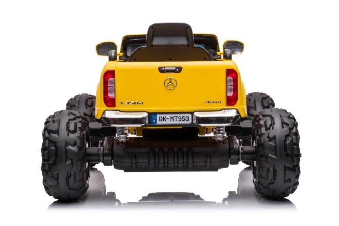 Auto a Batteria Mercedes 4x4 Oro Giallo