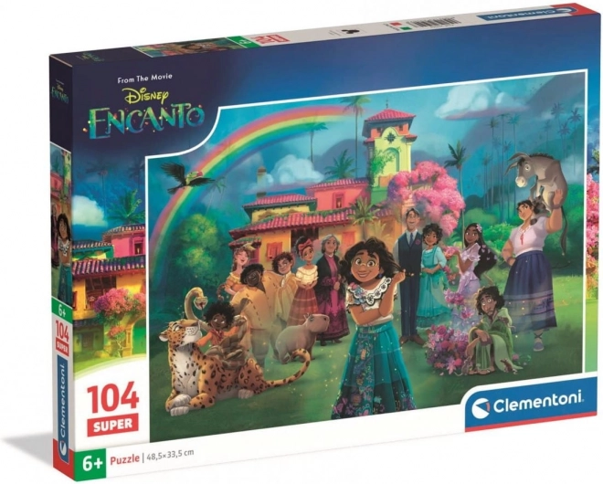 Puzzle Encanto: Famiglia SUPER 104 pezzi