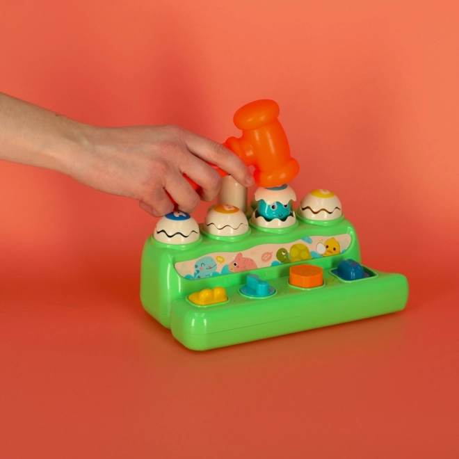 Gioco interattivo con martello Coccodrillo per bambini 18m+