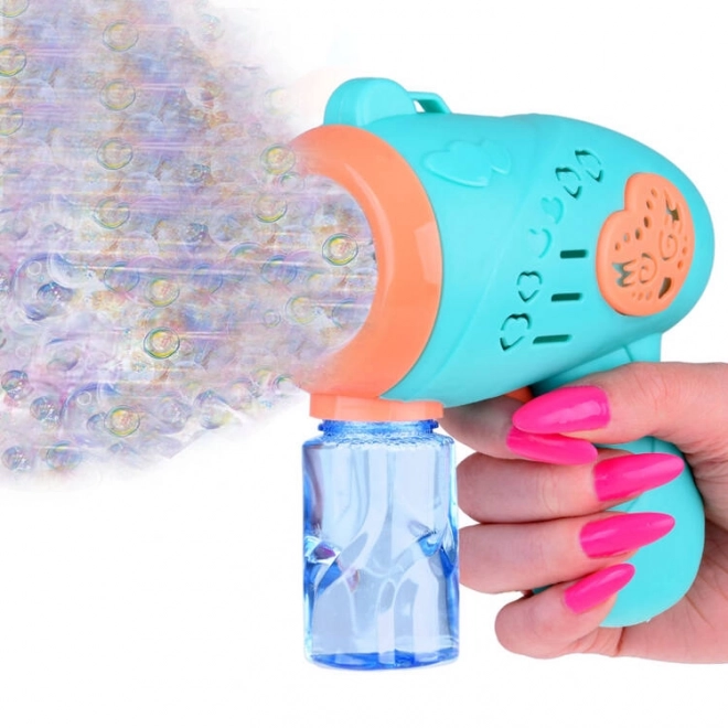 Pistola per bolle di sapone a colori per bambini