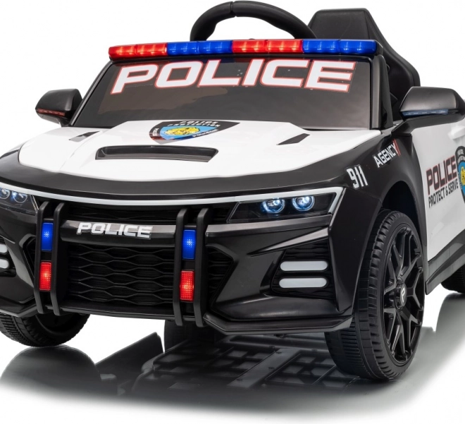 auto della polizia nero 911 Agenzia