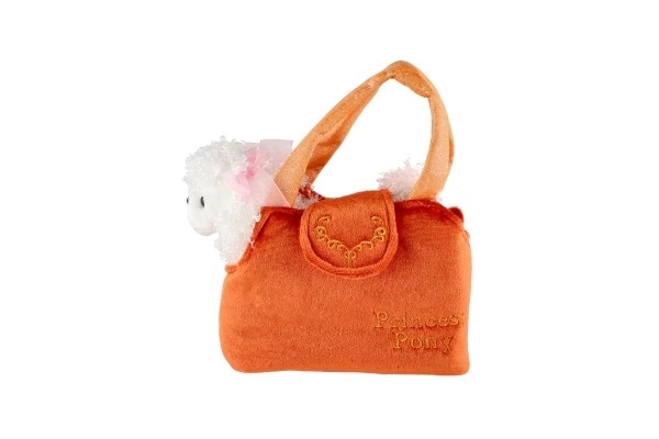 Cane Di Peluche In Borsa Arancione