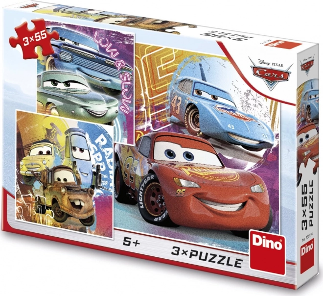 Puzzle Cars Amici 3x55 Pezzi