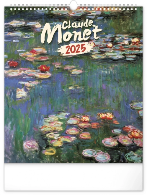 Calendario da Parete Claude Monet 2025 30x34 cm