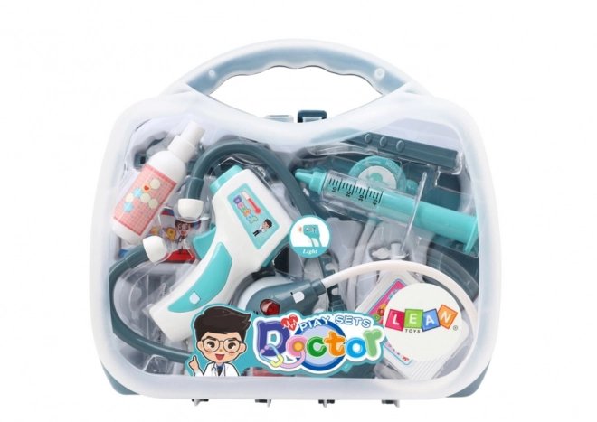 Set medico del piccolo dottore con luci e suoni blu