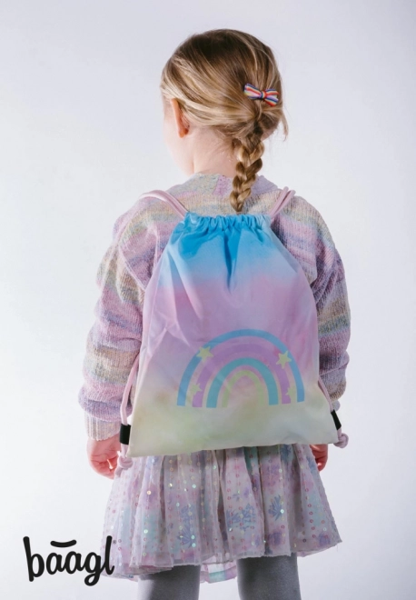 BAAGL Sacchetto prescolare Rainbow