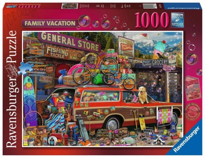 Puzzle Vacanza in Famiglia 1000 Pezzi