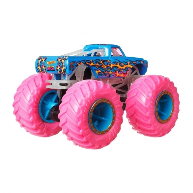 Veicoli Monster Trucks 1:64 luminosi al buio 10 pezzi