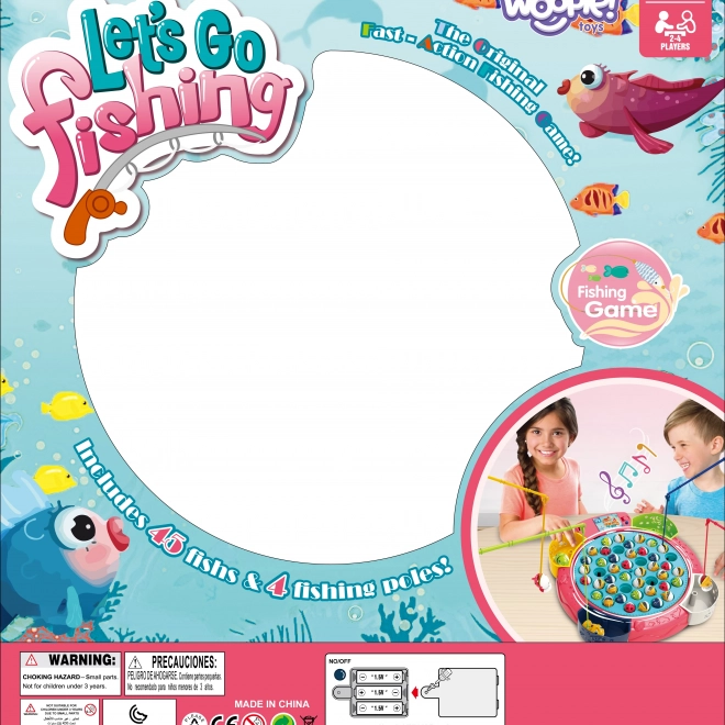 WOOPIE Gioco di Pesca per 4 giocatori