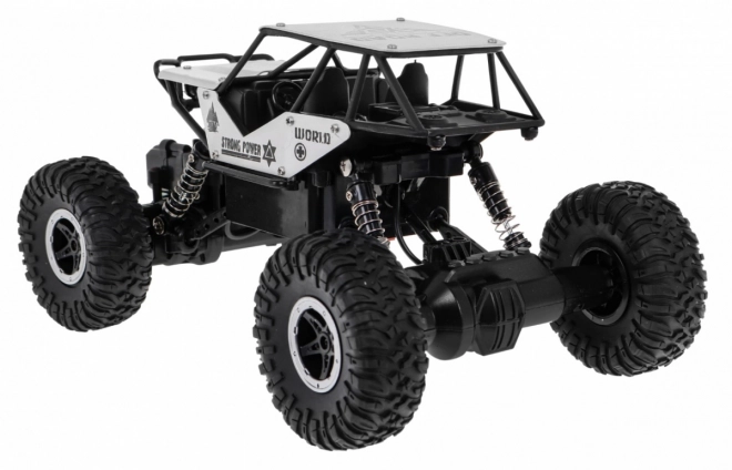 Crawler fuoristrada radiocomandato per bambini 6+ argento scala 1:18