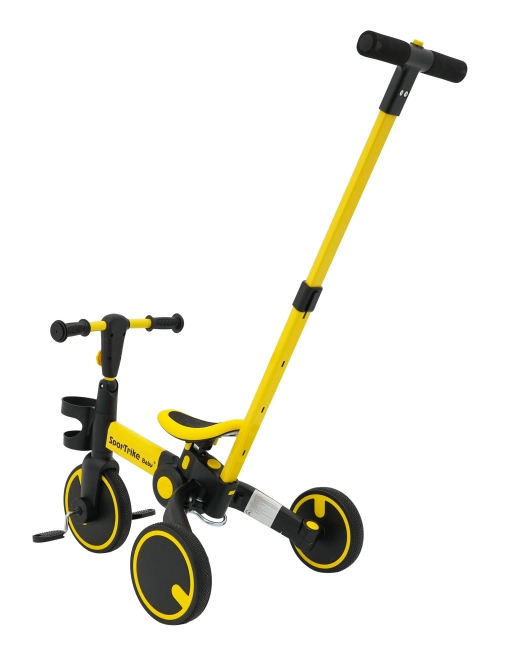 Bicicletta Happy Bike 3in1 Sportrike Rosa – Giallo