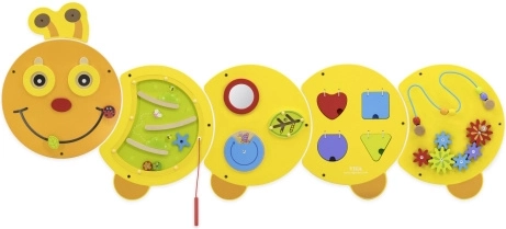 Gioco da Parete in Legno Bruco Junior