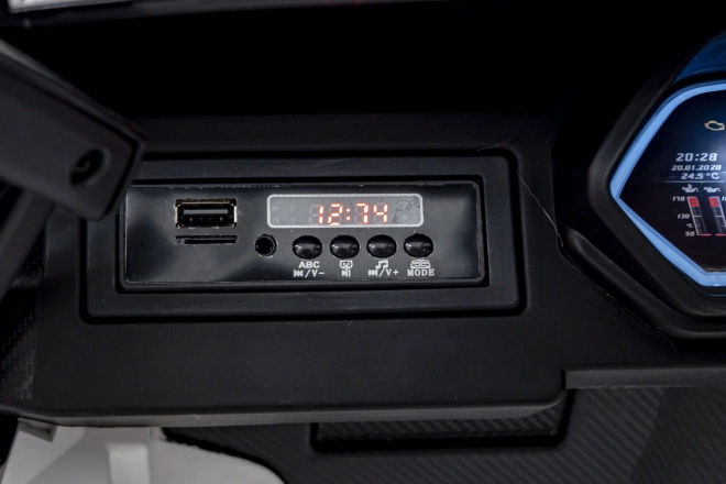 Lamborghini SIAN auto per bambini a batteria con telecomando – Bianco