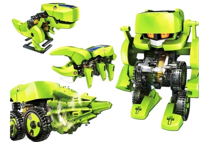 Robot Solare 4 in 1 Tyrannosaurus Rex Insetto Kit Educativo Scientifico