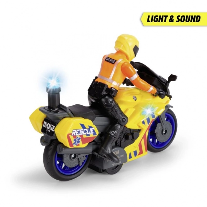 Motocicletta soccorso 17 cm con pilota