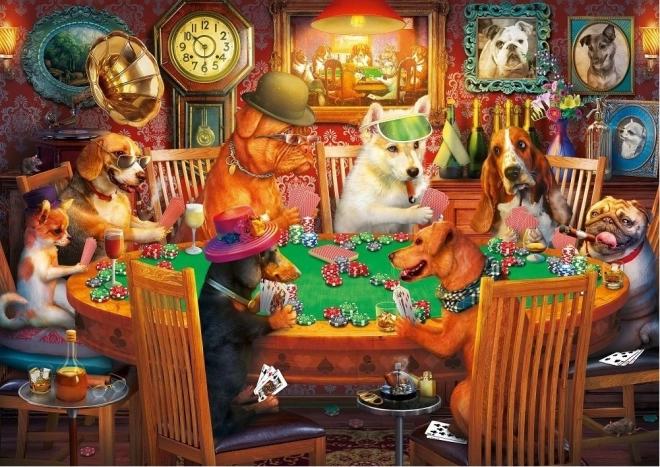 Puzzle cani giocatori 500 pezzi