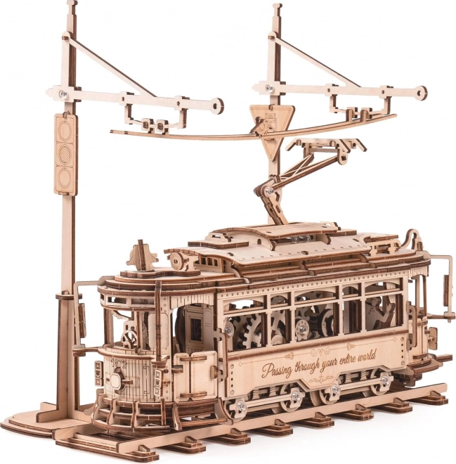 Puzzle meccanico in legno 3D Tram Robottime