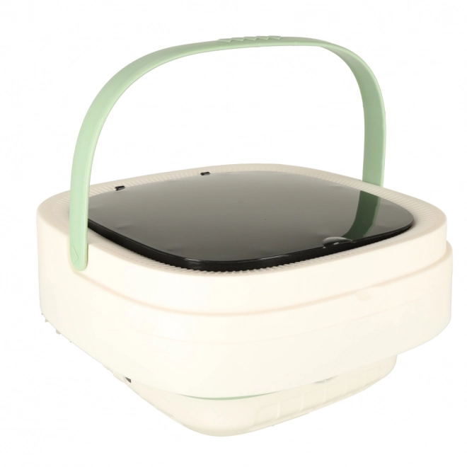 Lavatrice portatile pieghevole da viaggio verde 12L