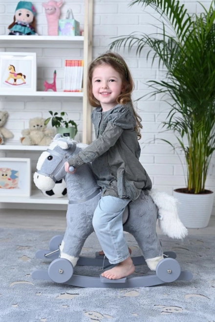 Cavallo a dondolo Siwek con ruote