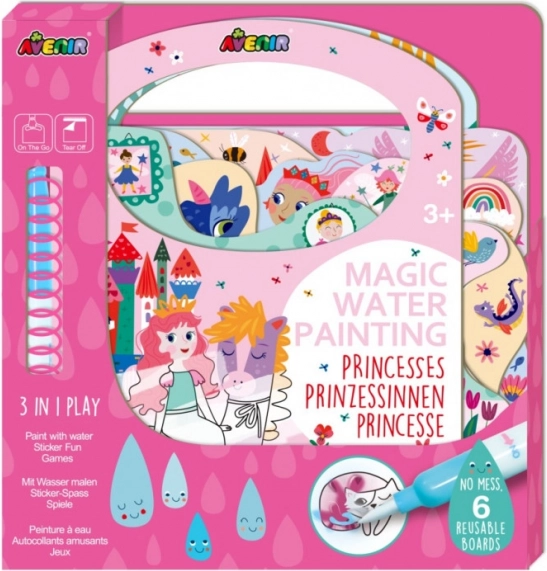 Pittura magica ad acqua - Principessa