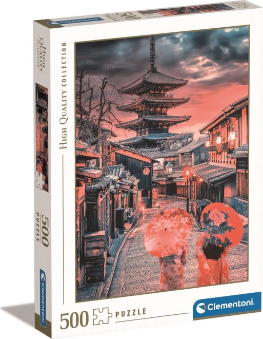 Puzzle 500 pezzi HQ - Sera a Kyoto